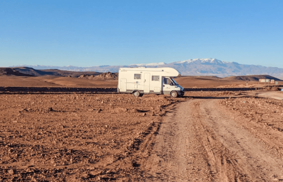 Travelling by camper with a dog